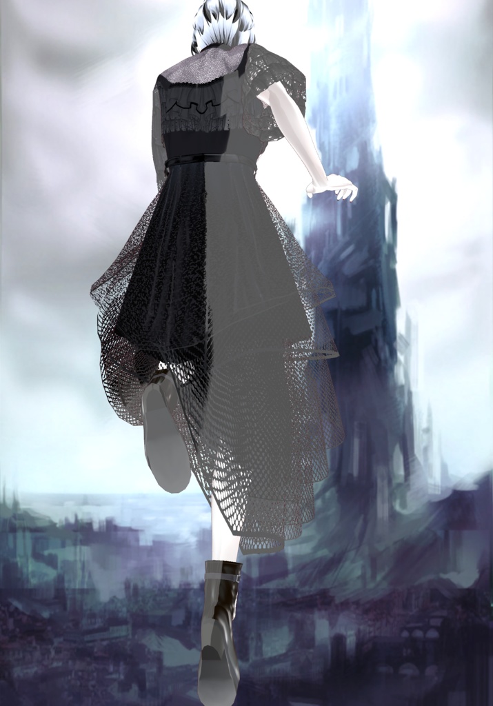 Wednesday Addams Cosplay Vintage Tv Series Lolita/Gothic