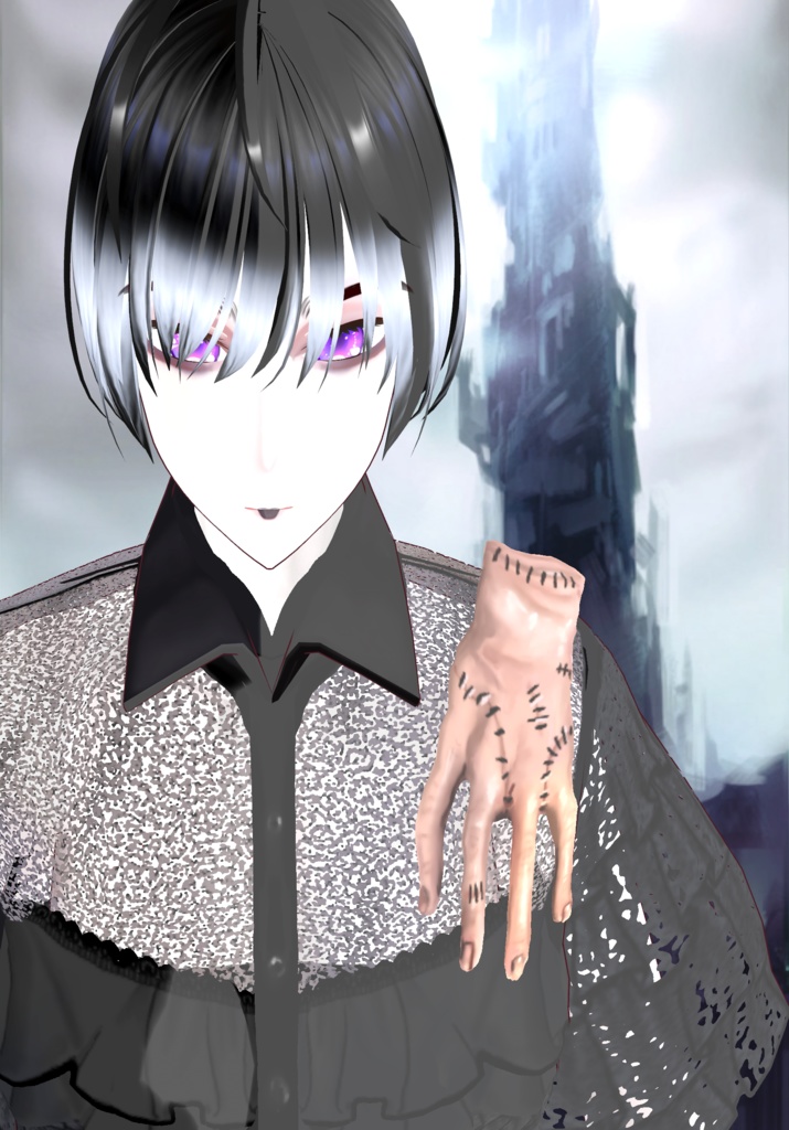 Wednesday Addams Cosplay Vintage Tv Series Lolita/Gothic