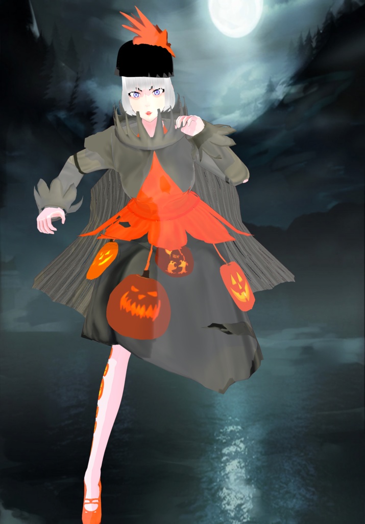 1920s Pumpkin Patch Costume Vintage Holiday Fashion