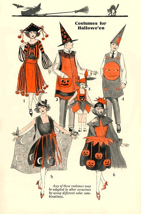 1920s Pumpkin Patch Costume Vintage Holiday Fashion