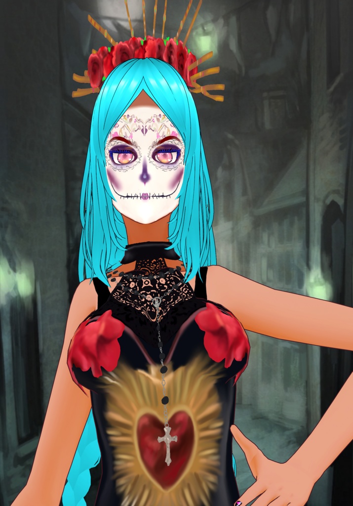 Day of the Dead Sexy Costume (Dia de Los Muertos) Vintage Holidays