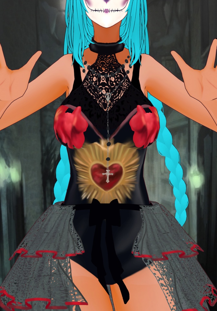 Day of the Dead Sexy Costume (Dia de Los Muertos) Vintage Holidays