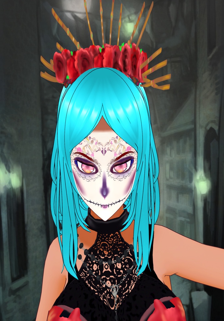 Day of the Dead Sexy Costume (Dia de Los Muertos) Vintage Holidays