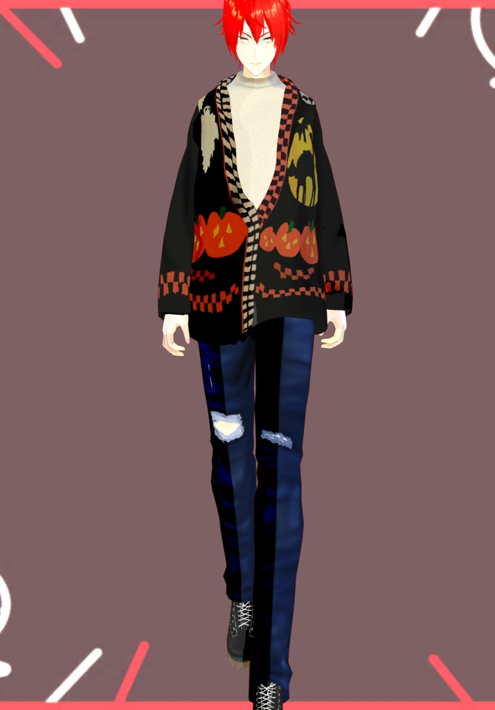 Halloween Sweaters Set Vintage 80s/90s "Ugly" sweaters fashion