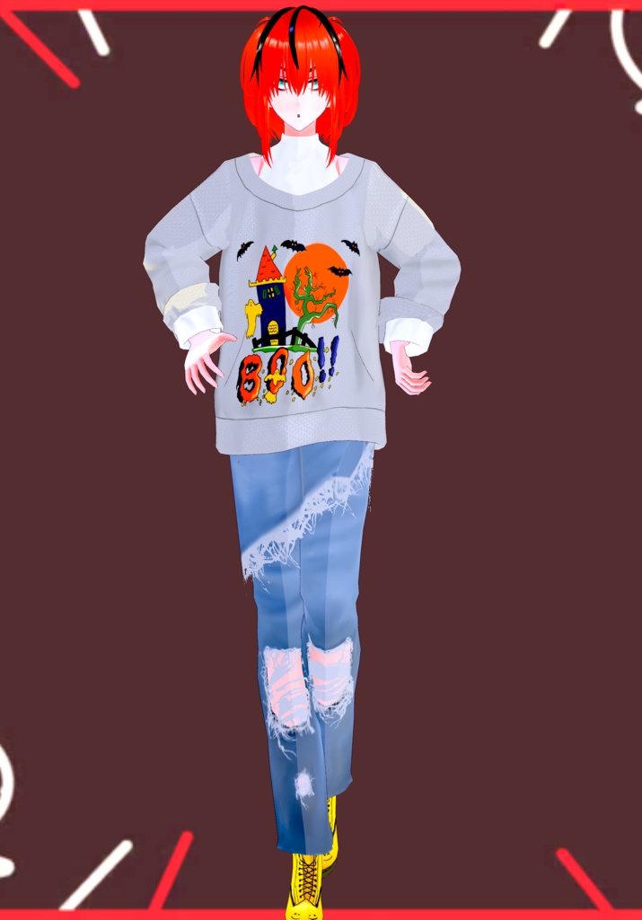 Halloween Sweaters Set Vintage 80s/90s "Ugly" sweaters fashion