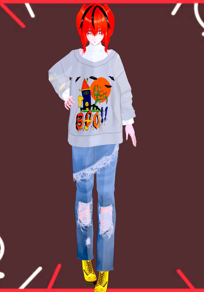 Halloween Sweaters Set Vintage 80s/90s "Ugly" sweaters fashion