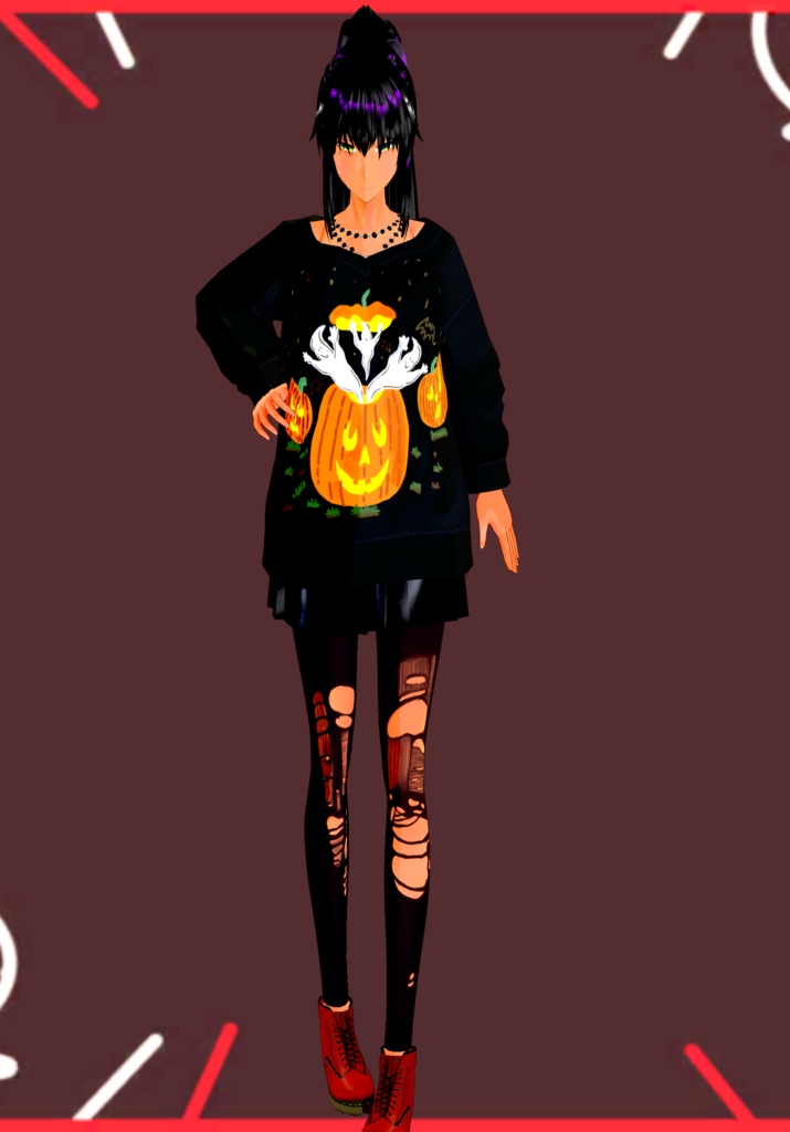 Halloween Sweaters Set Vintage 80s/90s "Ugly" sweaters fashion