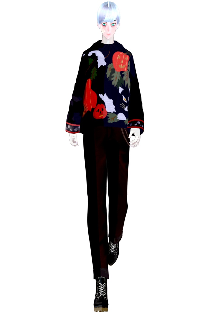 Halloween Sweaters Set Vintage 80s/90s "Ugly" sweaters fashion