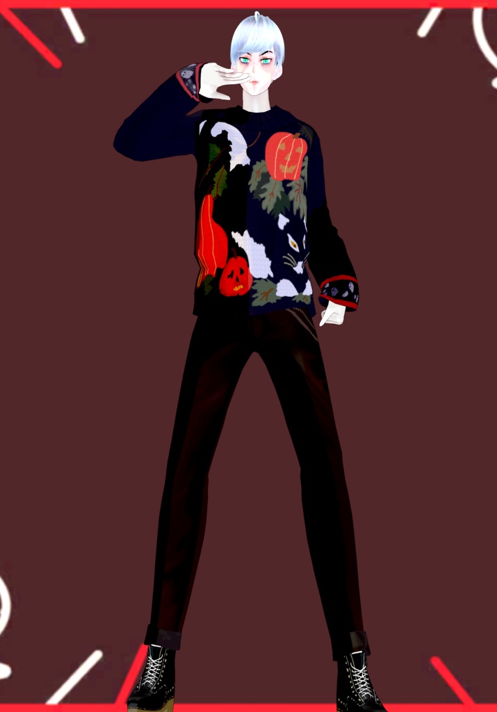 Halloween Sweaters Set Vintage 80s/90s "Ugly" sweaters fashion