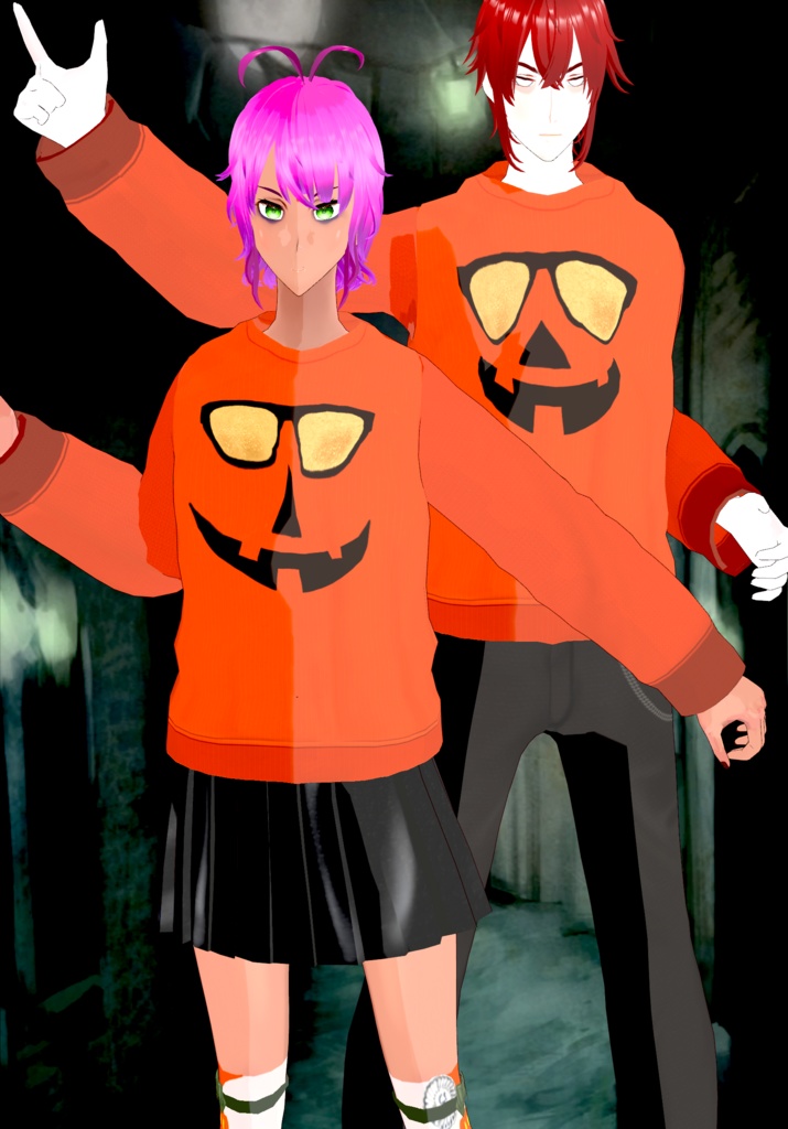 Free Halloween Pumpkin Shade Unsex Sweatshirt Vintage 80s