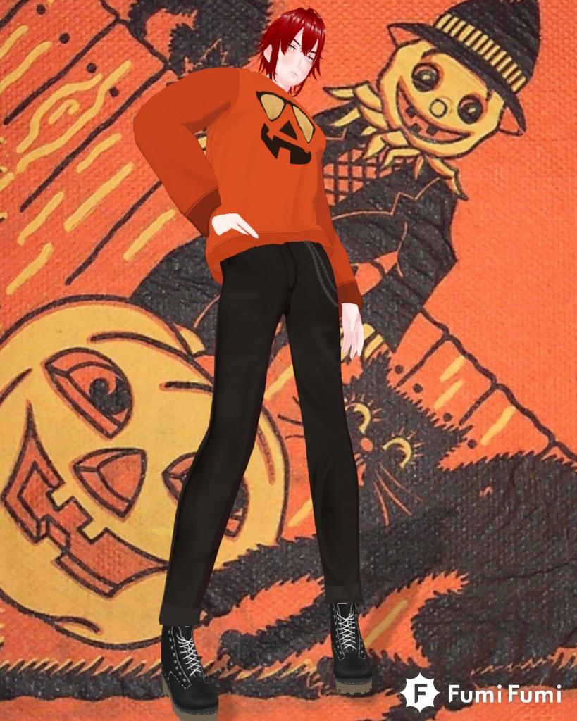 Free Halloween Pumpkin Shade Unsex Sweatshirt Vintage 80s