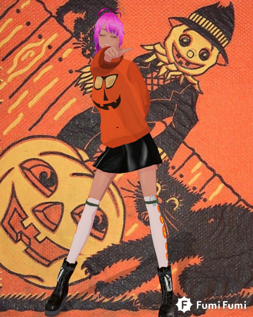 Free Halloween Pumpkin Shade Unsex Sweatshirt Vintage 80s