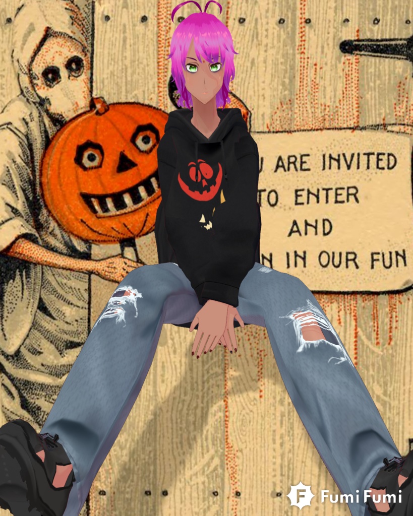 Free Pumpkin mouths Halloween Hoodie Unisex Vintage 90s Grunge