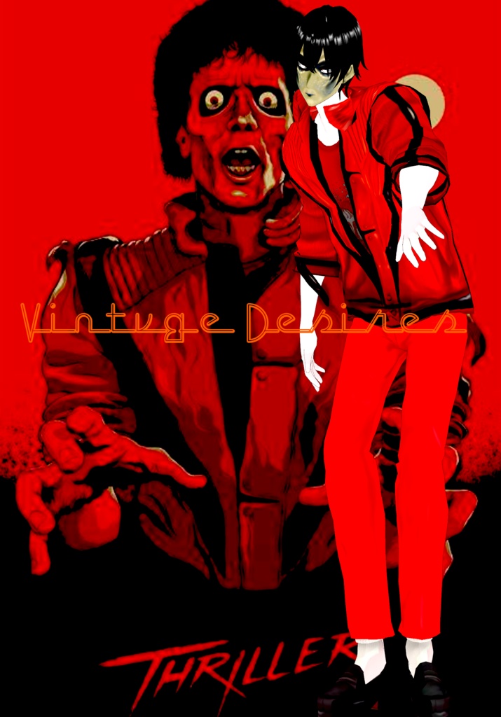 Free Michael Jackson Thriller Cosplay Vintage 80s horror
