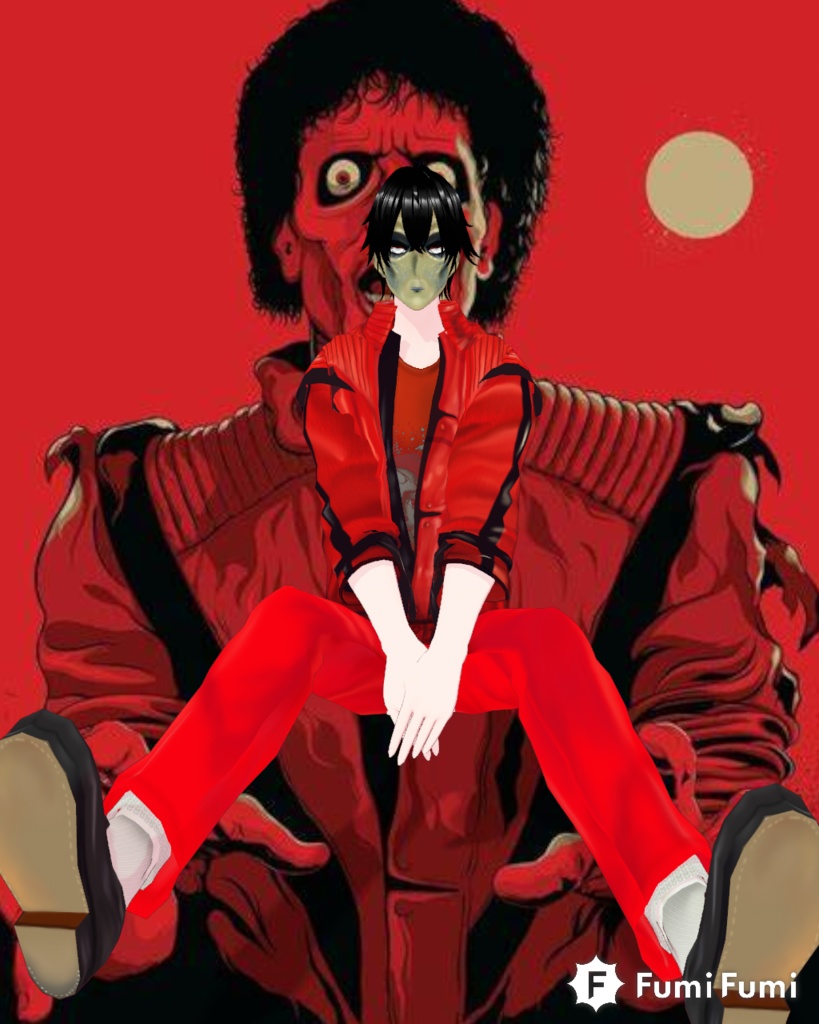 Free Michael Jackson Thriller Cosplay Vintage 80s horror