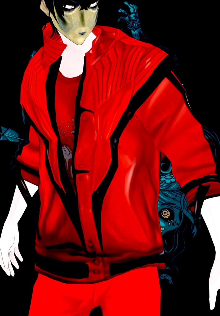 Free Michael Jackson Thriller Cosplay Vintage 80s horror