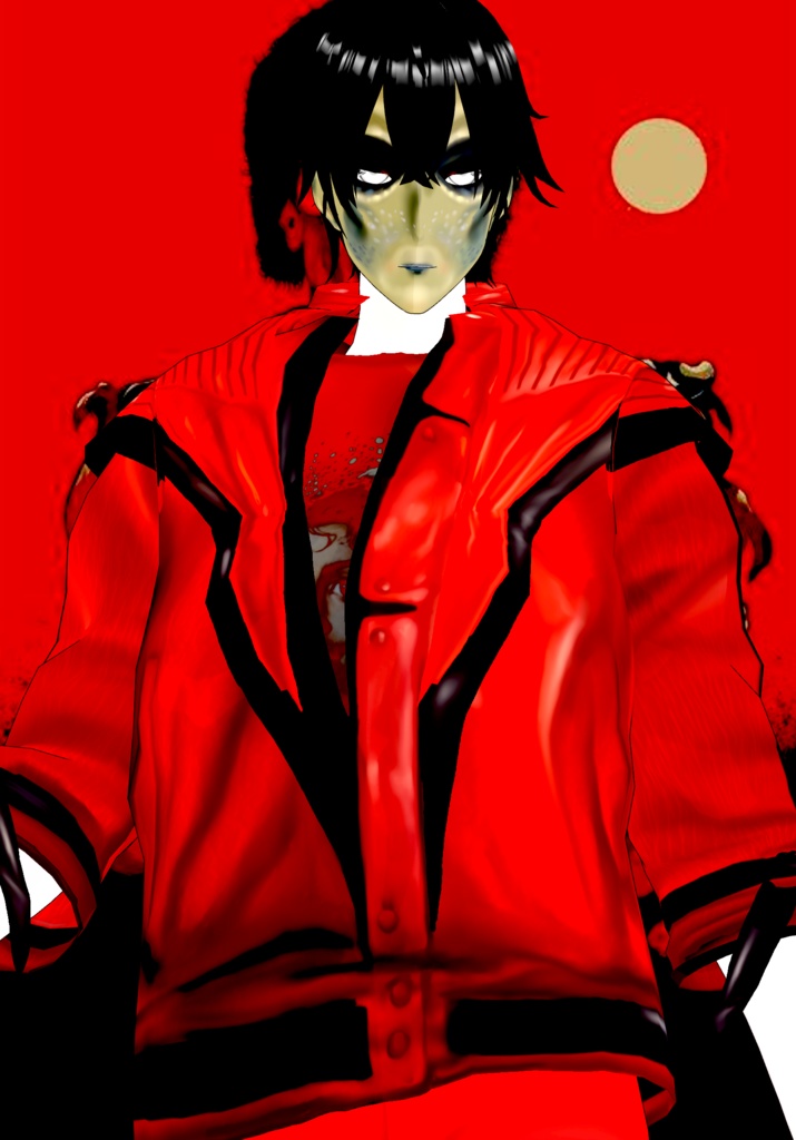 Free Michael Jackson Thriller Cosplay Vintage 80s horror