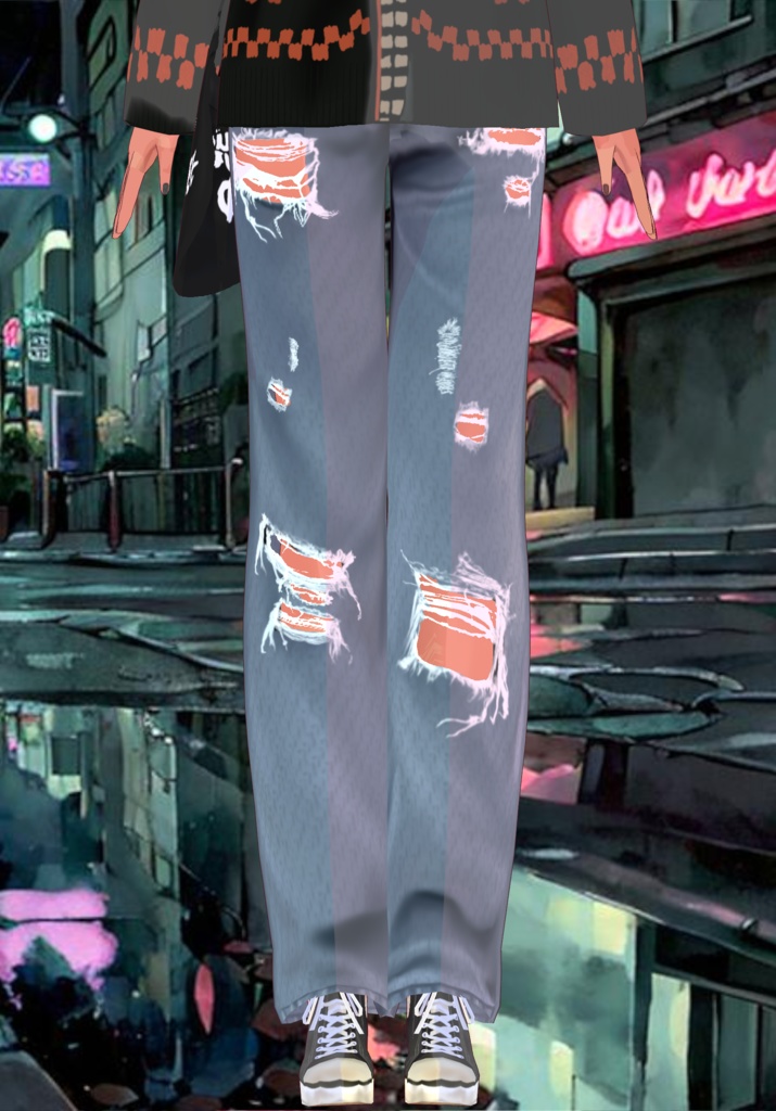 Young Wild Free Set Vintage 90s Grunge Fashion