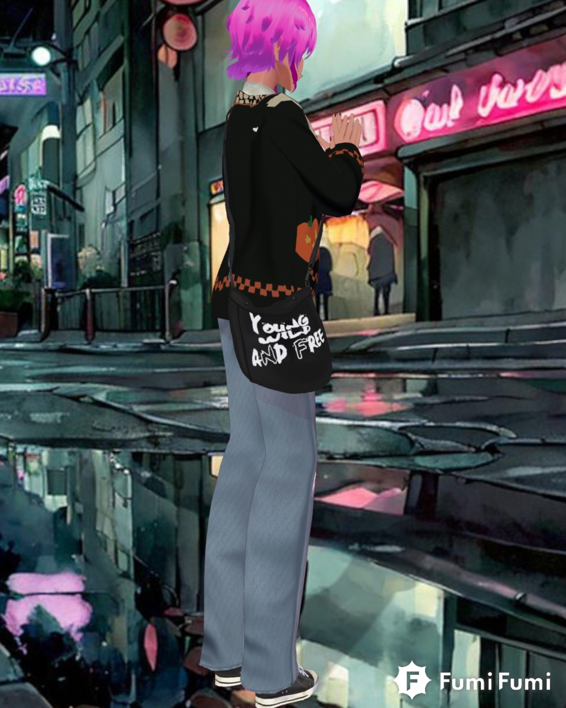 Young Wild Free Set Vintage 90s Grunge Fashion