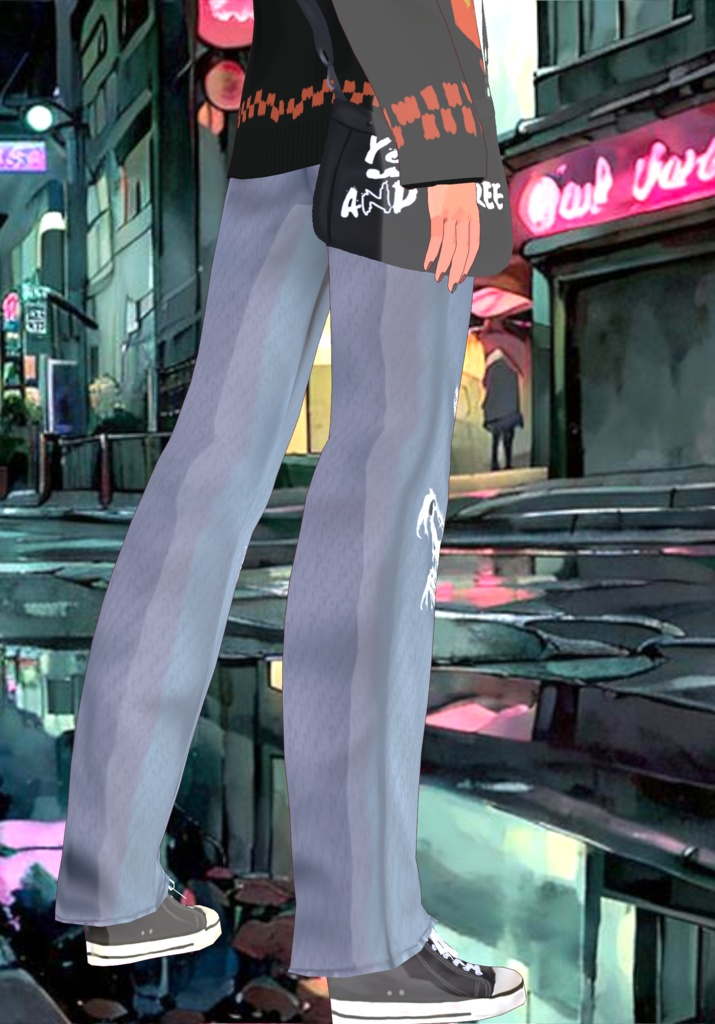 Young Wild Free Set Vintage 90s Grunge Fashion