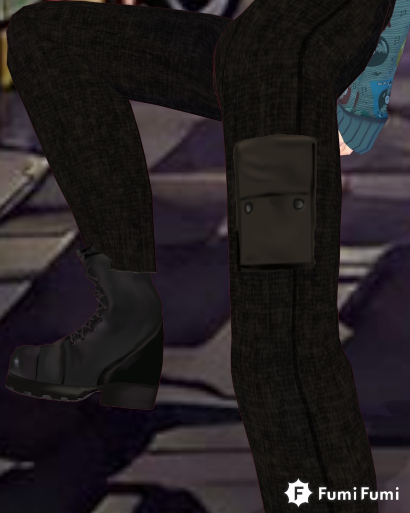 Records&Tweed Punk Set Vintage 80s Punk Military Fashion