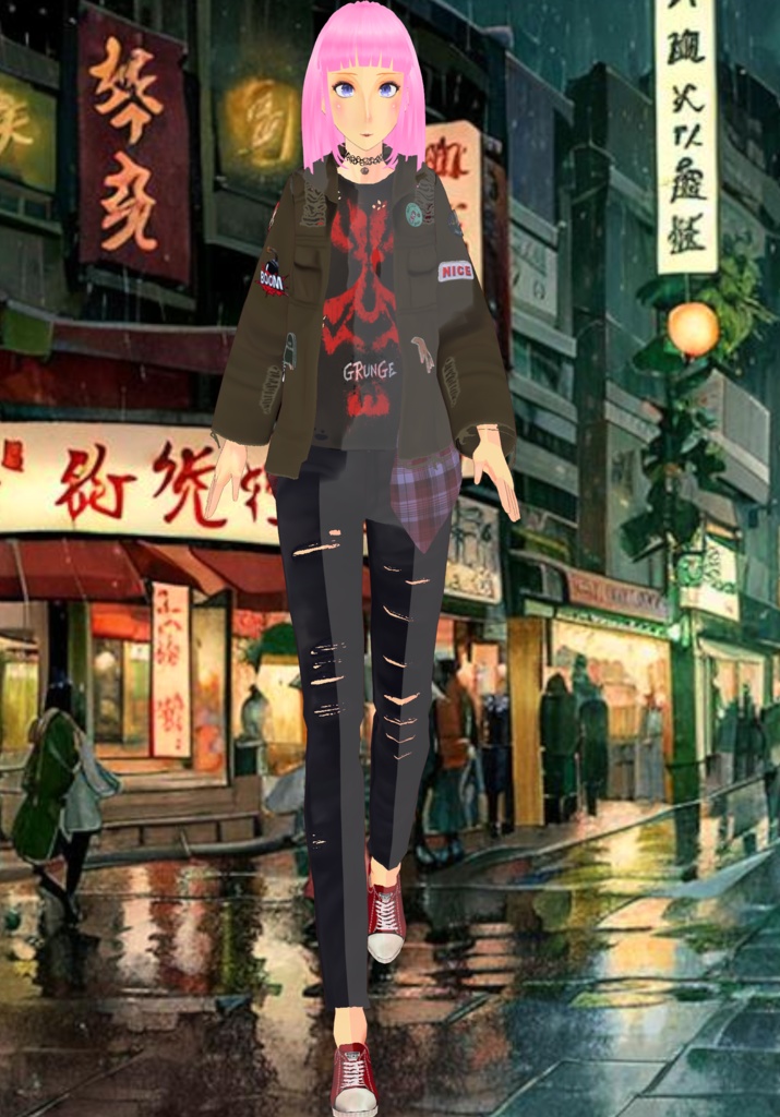 Faded Glory Grunge Set Vintage Grunge 80s Fashion