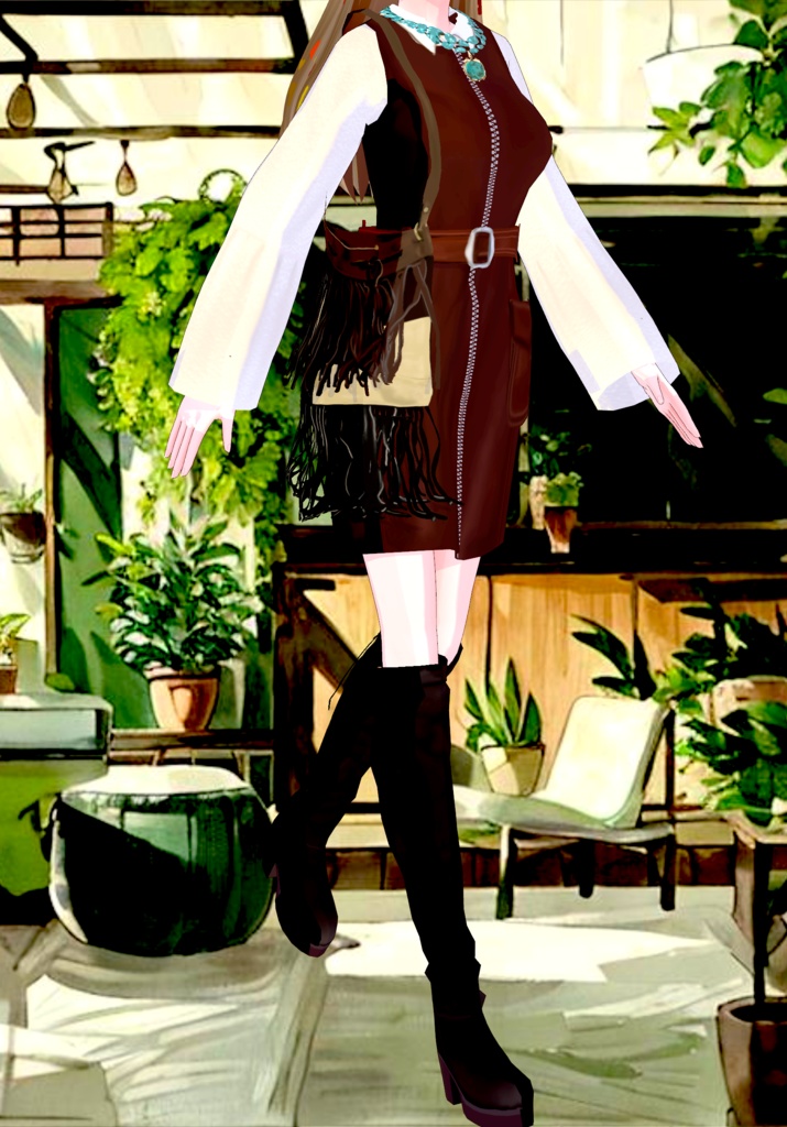 Say It With Suede Set Vintage 70s Woodstock Fashion