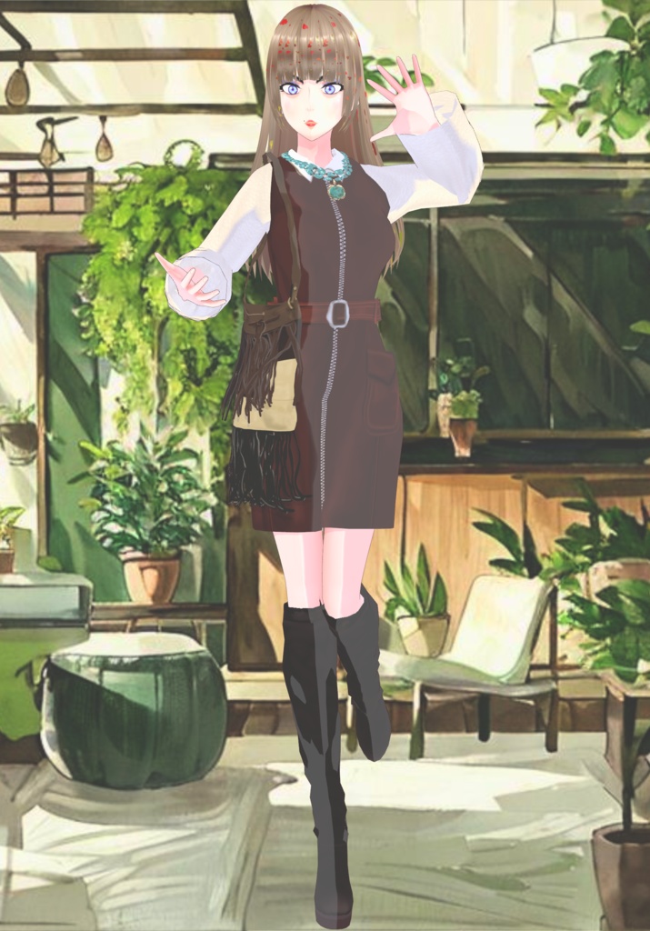 Say It With Suede Set Vintage 70s Woodstock Fashion