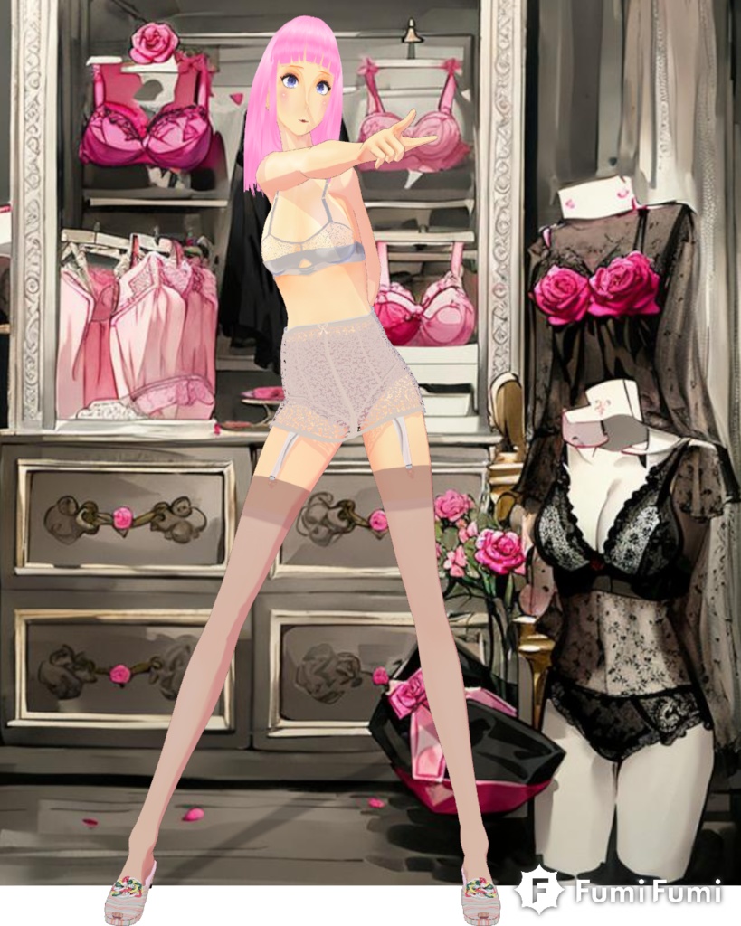 Sexy N Satin Set Vintage 40s Lingerie