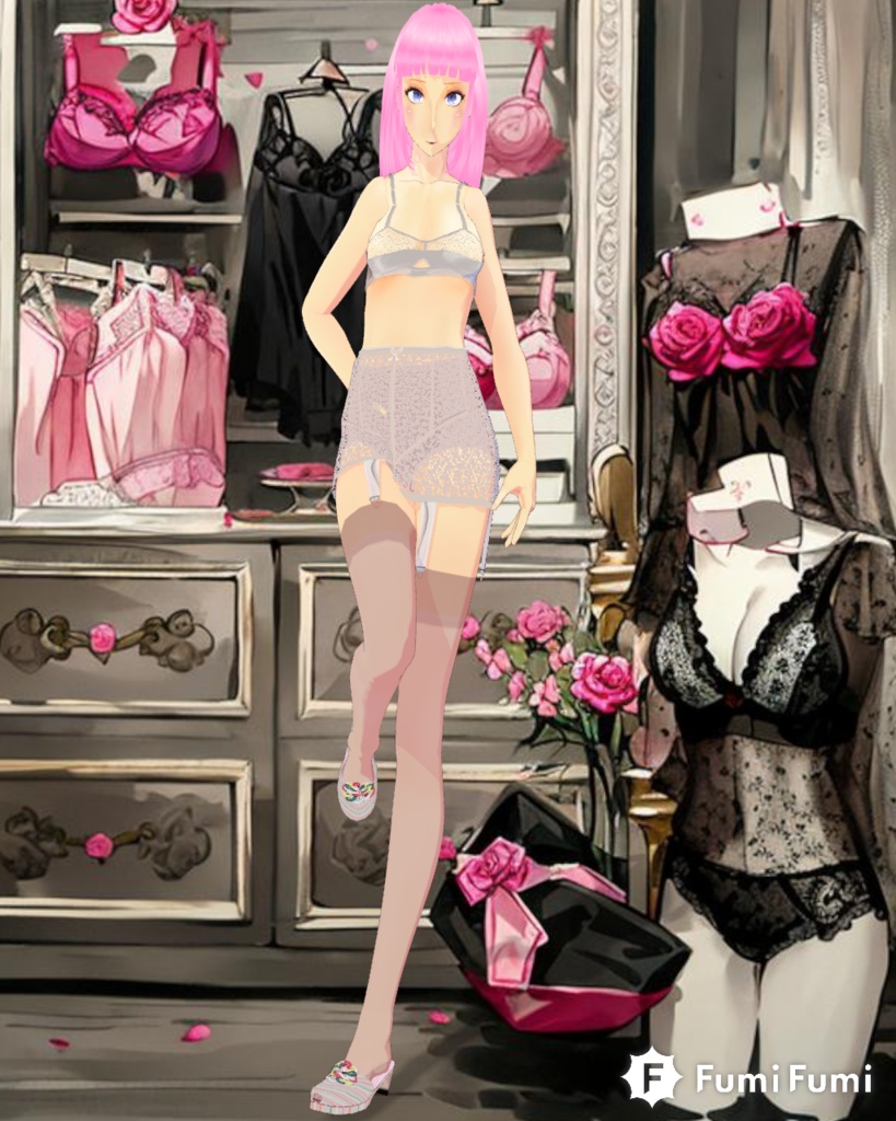 Sexy N Satin Set Vintage 40s Lingerie