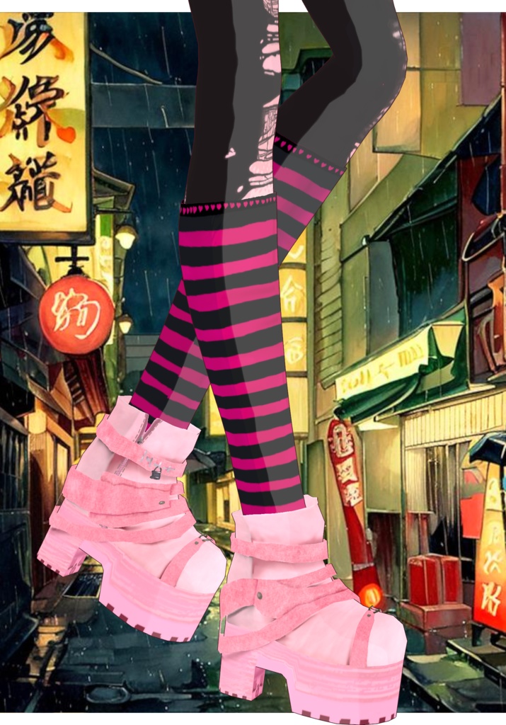 Shagged Out Pastel Set Vintage Japanese Street Style Harajuku 80s