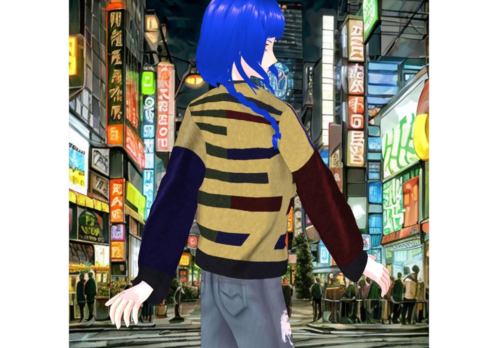 MultiColor Stripes Sweaters Set Vintage Sweaters