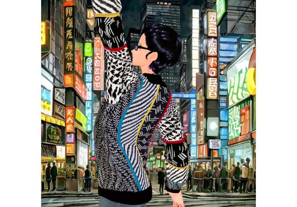 MultiColor Stripes Sweaters Set Vintage Sweaters