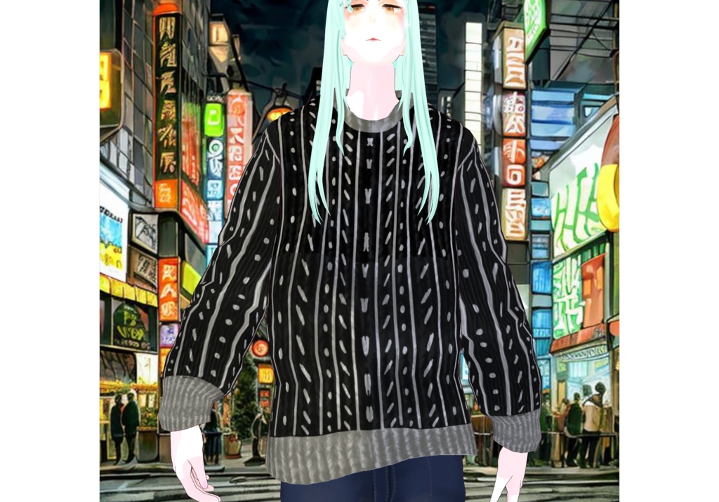 MultiColor Stripes Sweaters Set Vintage Sweaters