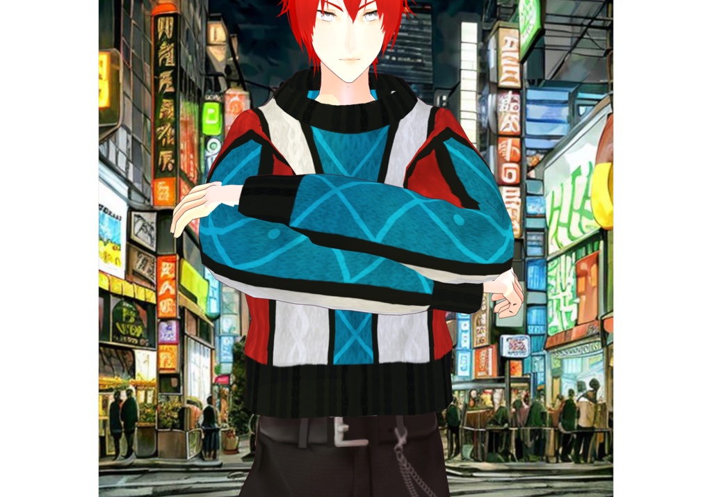 MultiColor Stripes Sweaters Set Vintage Sweaters