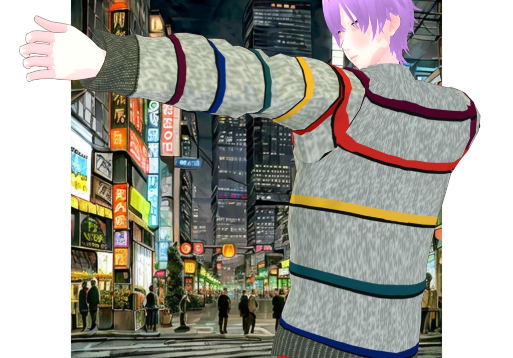 MultiColor Stripes Sweaters Set Vintage Sweaters