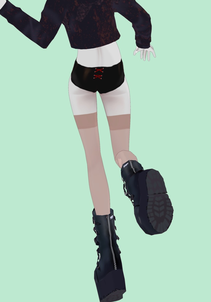 Pleather String Laced Up Pants Vintage Gothic Holiday Special Shop