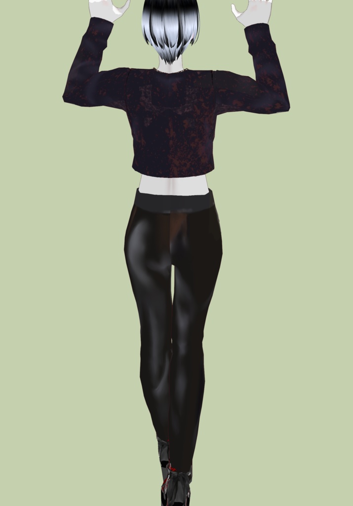 Pleather String Laced Up Pants Vintage Gothic Holiday Special Shop