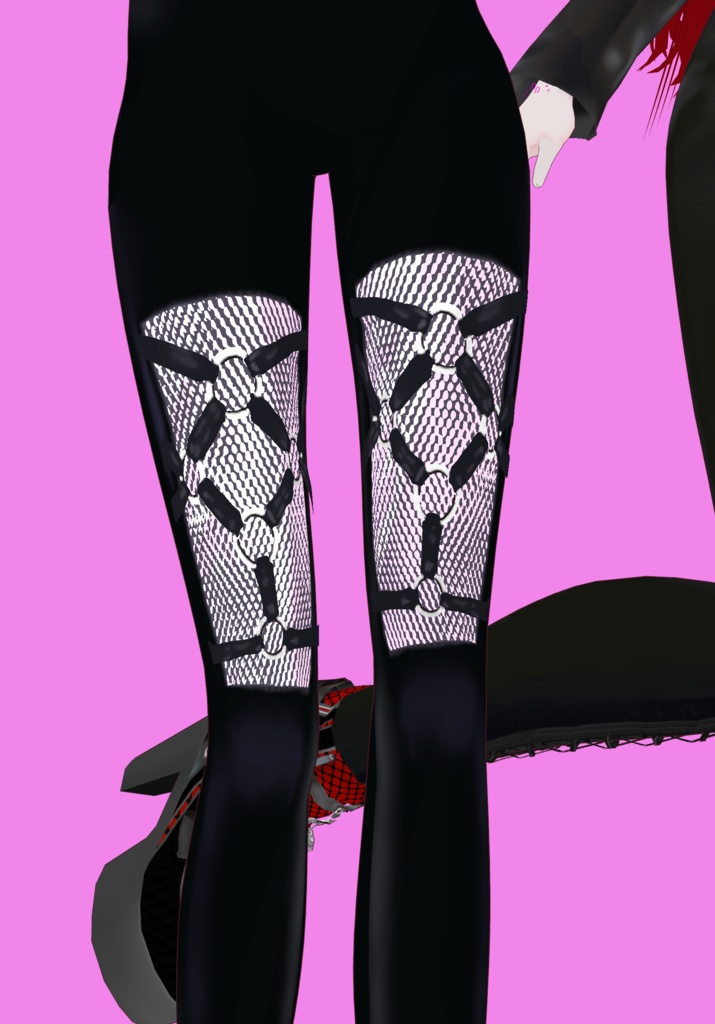 True Goth Leggings Set Vintage Gothic 80s Romanticism