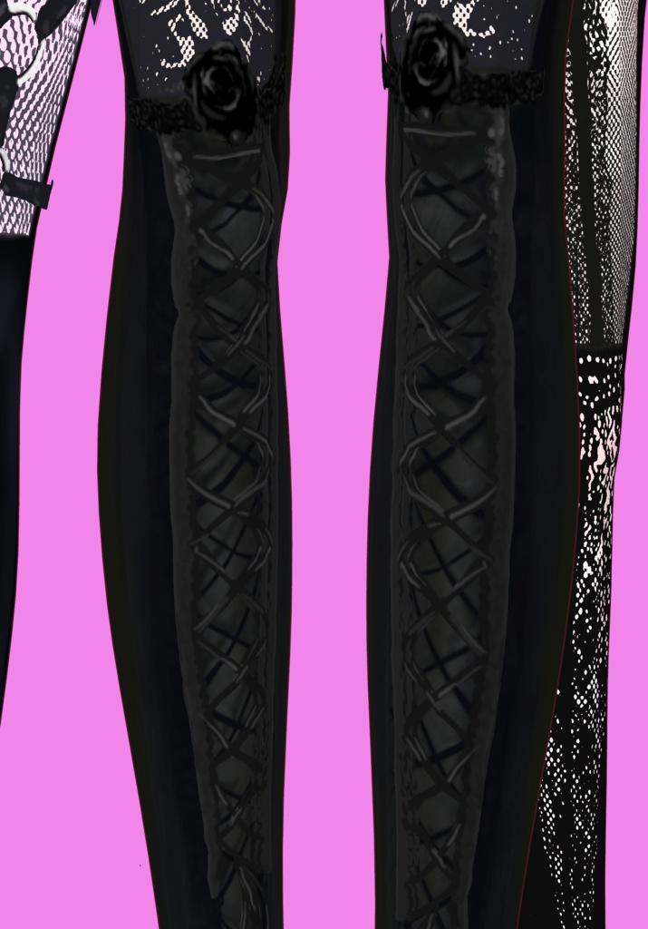 True Goth Leggings Set Vintage Gothic 80s Romanticism