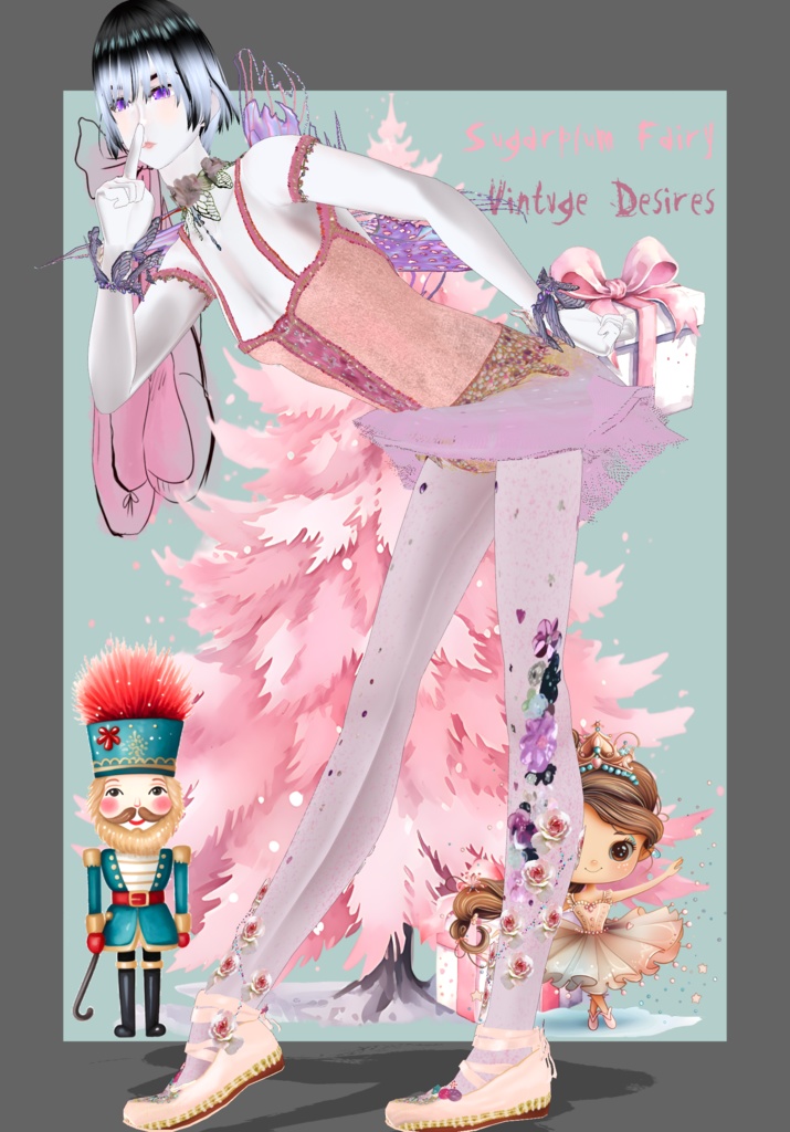 Sugarplum Fairy Cosplay Vintage Christmas Nutcracker Ballet