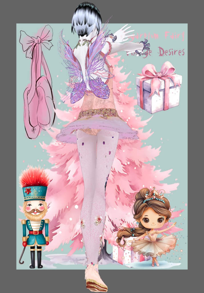 Sugarplum Fairy Cosplay Vintage Christmas Nutcracker Ballet