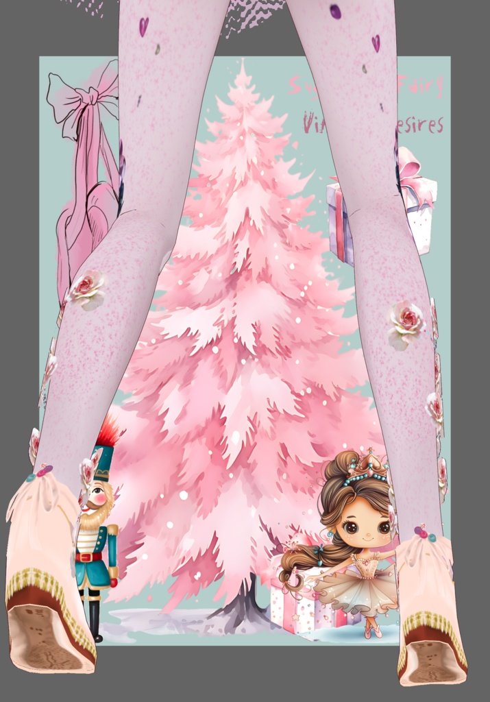 Sugarplum Fairy Cosplay Vintage Christmas Nutcracker Ballet