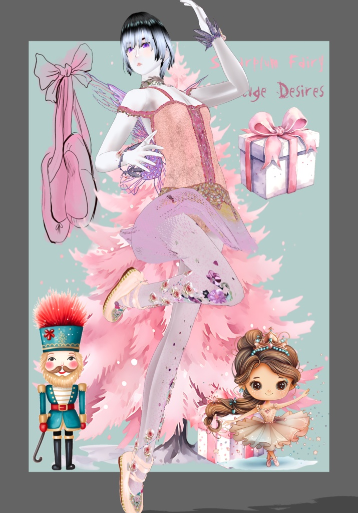 Sugarplum Fairy Cosplay Vintage Christmas Nutcracker Ballet