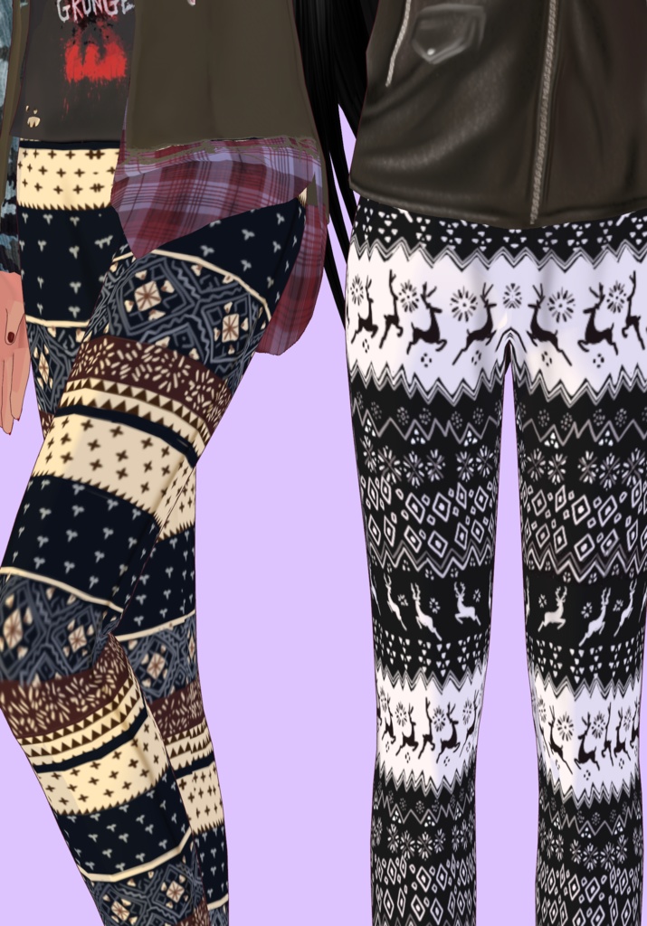 Winter Leggings Set Vintage Season