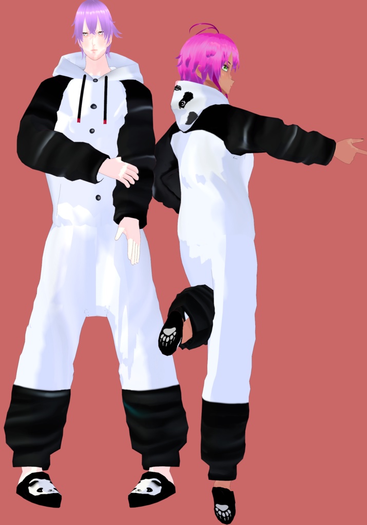 Panda Onesie Set Vintage 12 Days of Christmas Winter