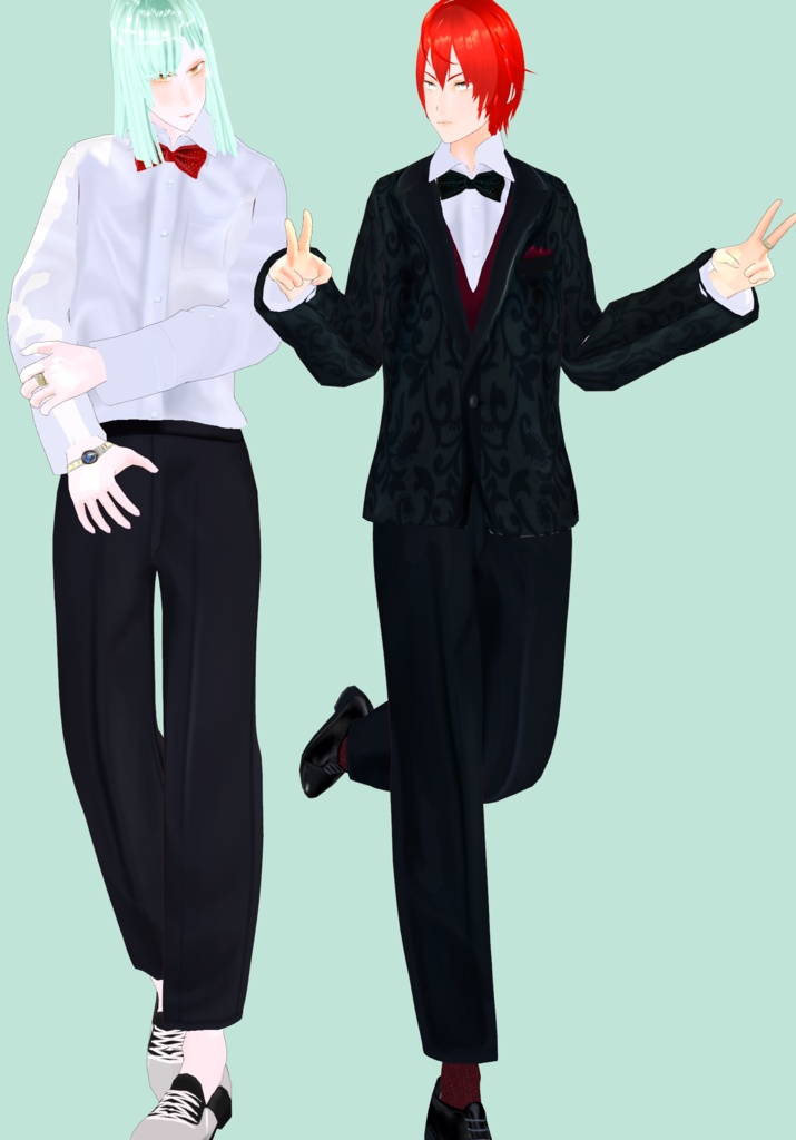 Tuxedo Gentleman Set Embroidered and Plain