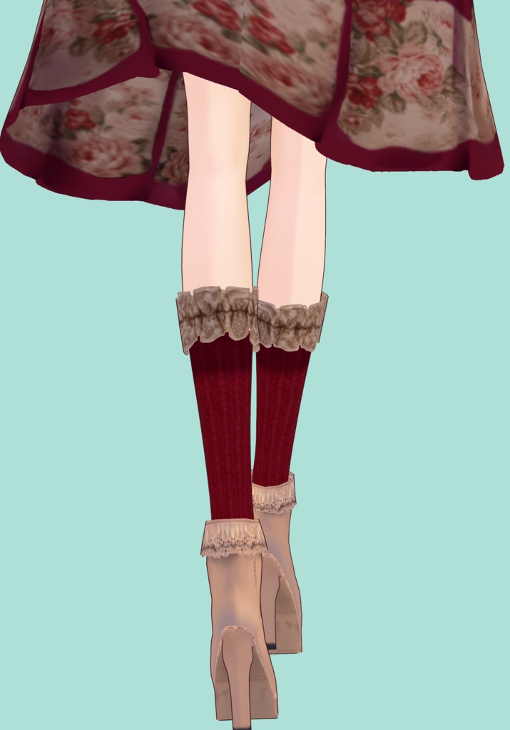 Burgundy Floral Lolita Set Vintage Lolita Winter Fashion