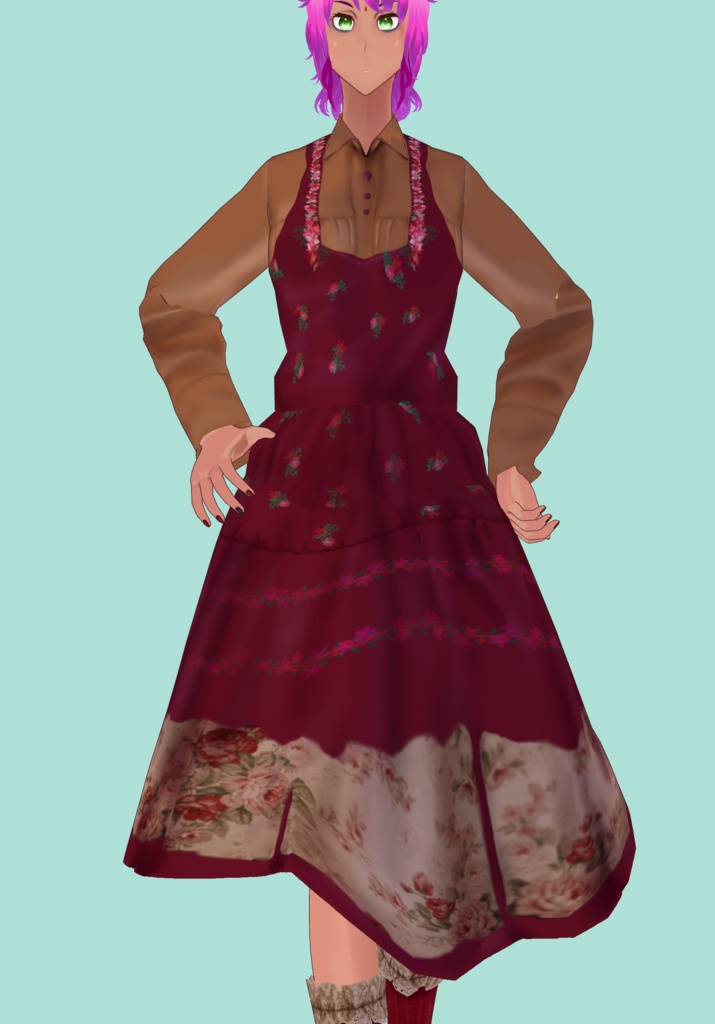 Burgundy Floral Lolita Set Vintage Lolita Winter Fashion