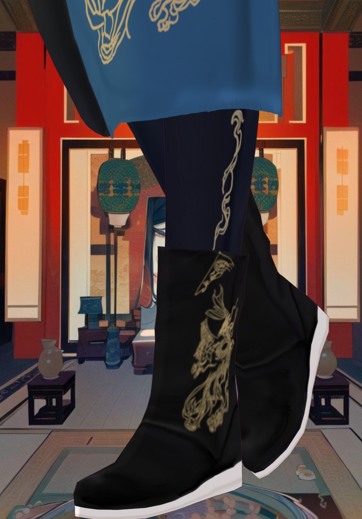 Colorblock Hanfu Dragon Set: Year of the Dragon Chinese Han Dynasty